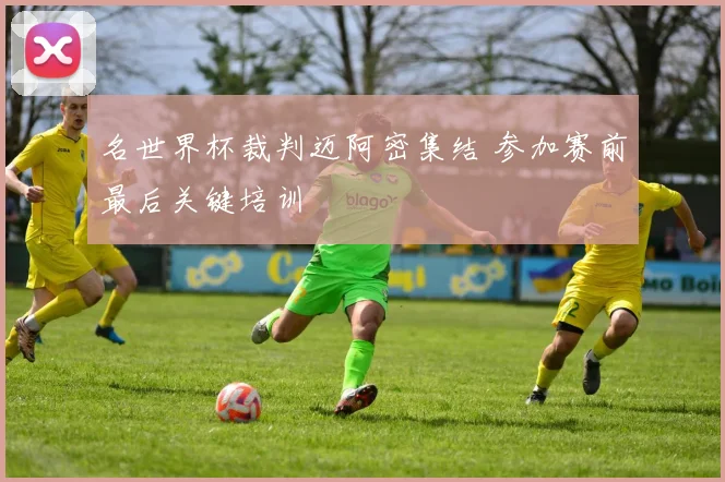名世界杯裁判迈阿密集结 参加赛前最后关键培训
